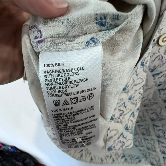 TOMMY BAHAMA MENS ALCAZAR TILES HAWAIIAN 100% SILK ALOHA CAMP SHIRT XL - Picture 7 of 11